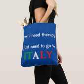 Funny Blue Italian Handbag Tasche (Von Nahem)