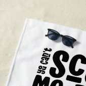 Funny Blue Krankenschwester Typografie danke Ihnen Strandtuch (Beispiel)