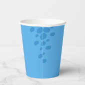 Funny Blue Monster Face Party Paper Cups Pappbecher (Rechts)
