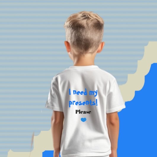 Funny blue Nummer drei Baby T-shirt
