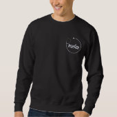 Funny Blue Nurse 2-seitige Typografie Oxygen SOBs Sweatshirt (Vorderseite)