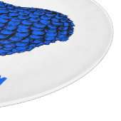 Funny Blue Ram Chinese Year Zodiac Cutting Board Schneidebrett (Ecke)