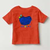 Funny Blue Ram Chinese Year Zodiac Kleinkind T Kleinkind T-shirt (Vorderseite)