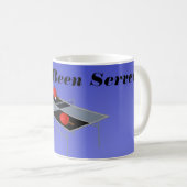 Funny Blue Table Tennis, Kaffeetasse (VorderseiteRechts)