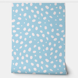 Funny Blue-White Muster Tapete