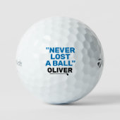 Funny Blue Zitat Lose Golf Balls Golfball (Vorderseite)