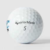 Funny Blue Zitat Lose Golf Balls Golfball (Logo)