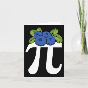 Funny Blueberry Pi Day Karte