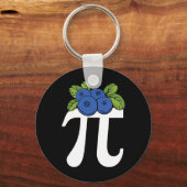 Funny Blueberry Pi Day Schlüsselanhänger (Vorderseite)