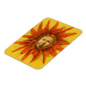 Funny Blume Baby Flexible Magnet (Linke Seite)