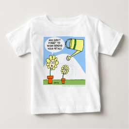 Funny Blume Cartoon Baby Bathtime Baby T-shirt