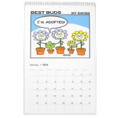 Funny Blume Cartoons Gärtner Cartoon Kalender (Jan 2026)