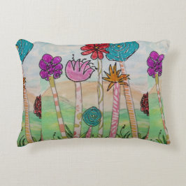 Funny Blume Dekokissen