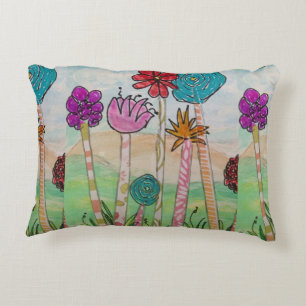 Funny Blume Dekokissen