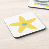 Funny Blume Getränkeuntersetzer (Linke Seite)