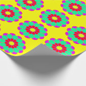 Funny Blume Power Bloom I Geschenkpapier (Ecke)