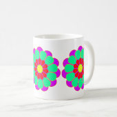 Funny Blume Power Bloom I Kaffeetasse (VorderseiteRechts)