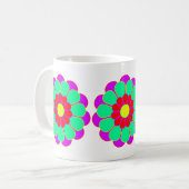 Funny Blume Power Bloom I Kaffeetasse (Vorderseite Links)