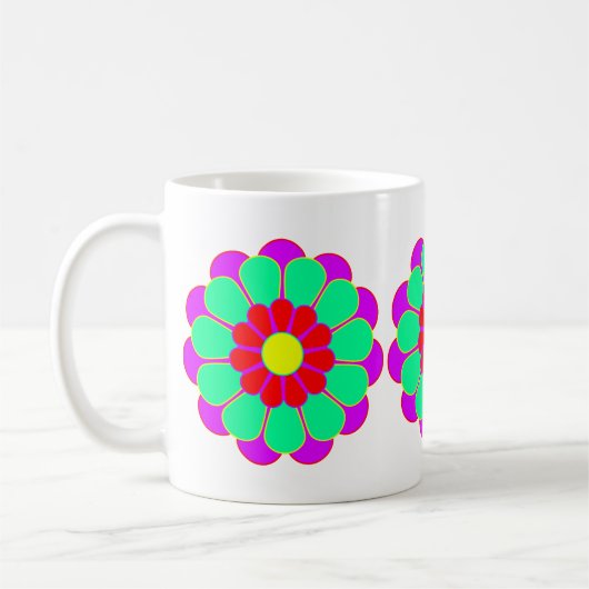 Funny Blume Power Bloom I Kaffeetasse (Links)
