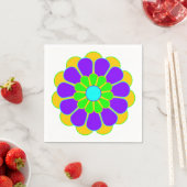 Funny Blume Power Bloom II + Ihre Idee Serviette (Beispiel)