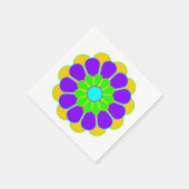 Funny Blume Power Bloom II + Ihre Idee Serviette (Ecke)