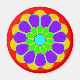 Funny Blume Power Bloom II Magnet