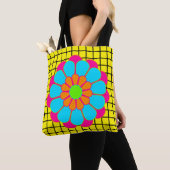 Funny Blume Power Bloom III + Ihr Backgr. Idee Tasche (Von Nahem)