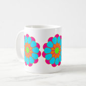 Funny Blume Power Bloom III Kaffeetasse (Vorderseite Links)