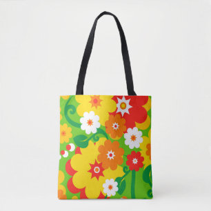 Funny Blume Power Wallpaper + Ihre Ideen Tasche