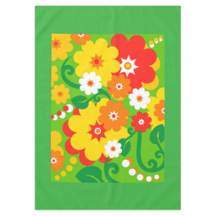Funny Blume Power Wallpaper + Ihre Ideen Tischdecke