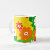 Funny Blume Power Wallpaper Kaffeetasse (Vorderseite Links)