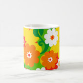 Funny Blume Power Wallpaper Kaffeetasse (Mittel)