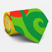 Funny Blume Power Wallpaper Krawatte (Gerollt)
