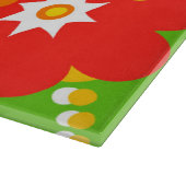 Funny Blume Power Wallpaper Schneidebrett (Ecke)