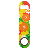 Funny Blume Power Wallpaper Speed Flaschenöffner (Vorderseite)