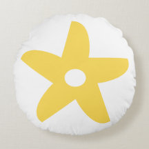 Funny Blume Throw Kissen