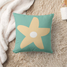 Funny Blume Throw Kissen