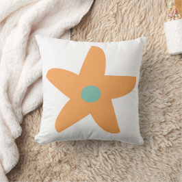 Funny Blume Throw Kissen