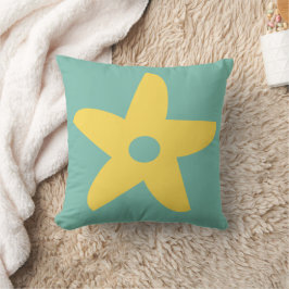 Funny Blume Throw Kissen
