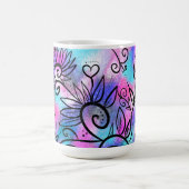 Funny Blumenart Kaffeetasse (Mittel)