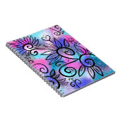 Funny Blumenart Notizblock (Rechte Seite)