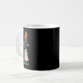 Funny Bly tancing Elf Matching Group Weihnachten P Kaffeetasse (Vorderseite Links)