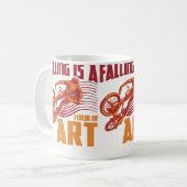 Funny Bmx Quote Vert Ramp Bicycle Kaffeetasse (Vorderseite Links)