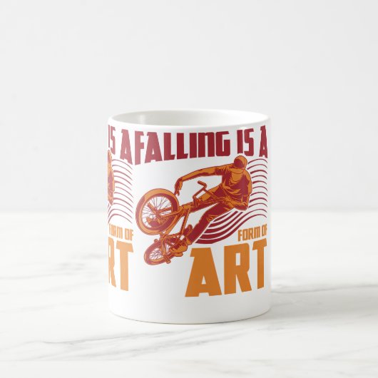 Funny Bmx Quote Vert Ramp Bicycle Kaffeetasse (Mittel)