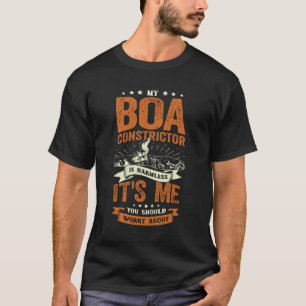 Funny Boa Constrictor Snake Owner Geschenk T-Shirt