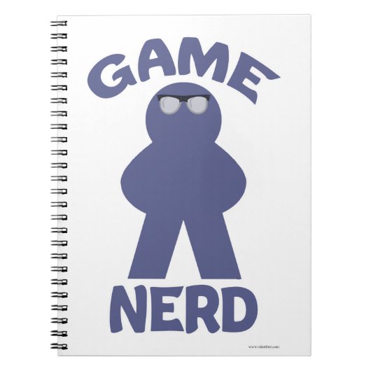 Funny Board Game Nerd Meeple Fun Design Notizblock (Vorderseite)