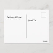 Funny Board Pun Gift: Bored Without You Postkarte (Rückseite)