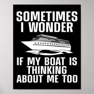 Funny Boat Art for Men Bootsport Bootsport Bo Poster