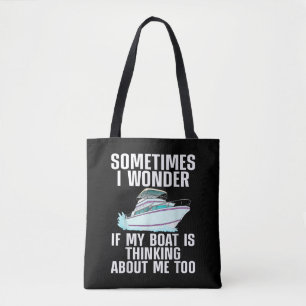 Funny Boat Art for Men Bootsport Bootsport Bo Tasche