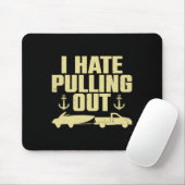 Funny Boat Design for Men Women Bootloipe Mousepad (Mit Mouse)